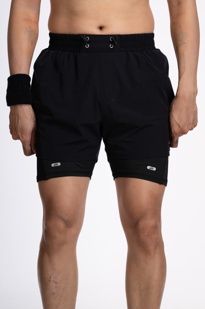 SHORT dù nhăn nam 2 lớp