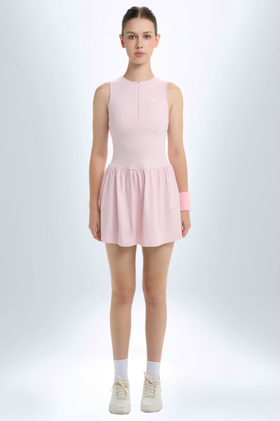 [PE006DRWW26PS] MOVE-Đầm ballerina dây kéo (Hồng, S)