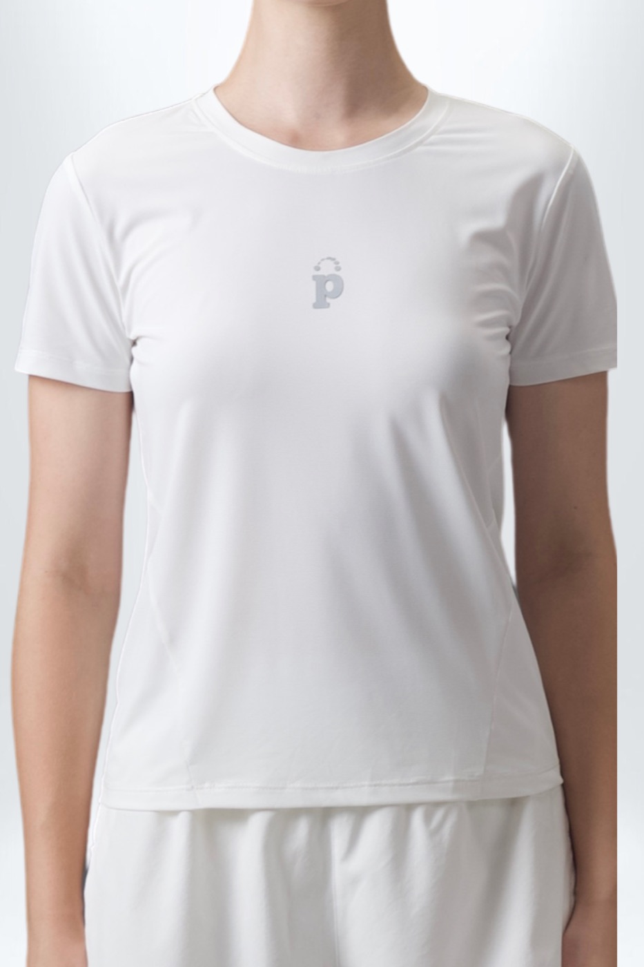 [PH001TSWW26WHS] ESS-V1-Áo tshirt nữ basic (Trắng, S)